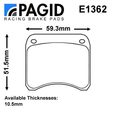 Girling / AP Racing Caliper Brake Pad Set Mini Cooper, Formula Ford