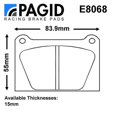 Suits Girling / AP Racing calipers, MG Metro, Sports 2000