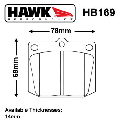 Girling M16/P16 Caliper Brake Pad Set