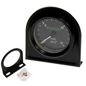 Single Black Gauge Panel for 52mm Gauges