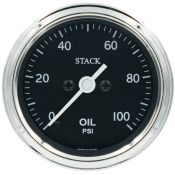 STACK Classic Professional Stepper Motor Classic Oil Pressure Gauge Psi Or Bar