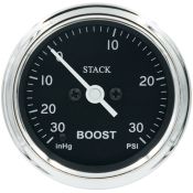 STACK Classic Professional Stepper Motor Boost Pressure Gauge PSI or Bar