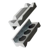 Aluminium Vise Jaws for Hose Assembly, Silver