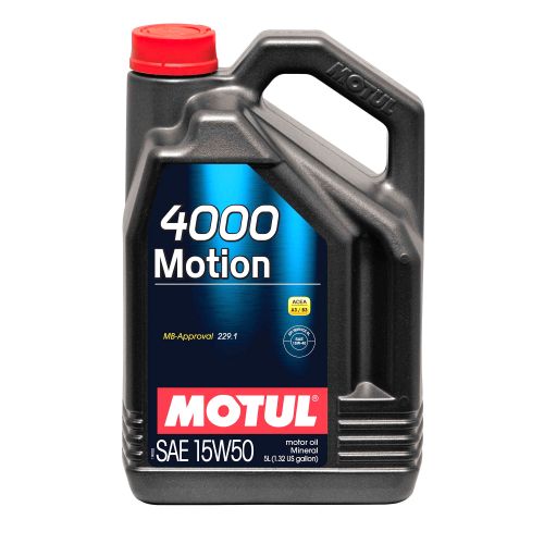 Motul 4000 Motion Oil 15W50 5L