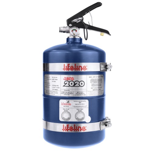 Lifeline Zero 2020 3 Litre Fire Marshal Mechanical Extinguisher Service or Refill