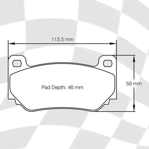 Mintex M1155 Compound Brake Pads