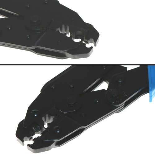 Plug wire online crimping tool