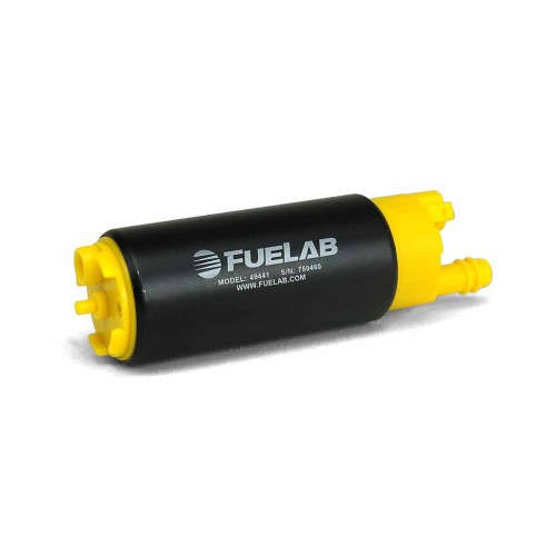 Fuelab High Output In Tank Electric Fuel Pump 340LPH 11mm Offset Inlet, 8mm Outlet