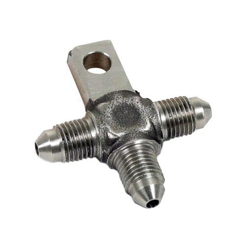 Stainless -3 Male Tee with mounting lug