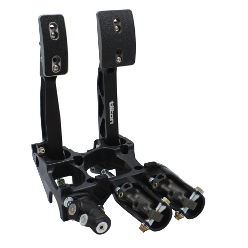 Tilton 800 Series Pedal Assembly 2 Pedal Floor Mount Brake and Clutch Underfoot Cylinders 72-817 