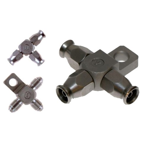 AN-3 Direct Fit Tee Pieces with Mounting Lug options 