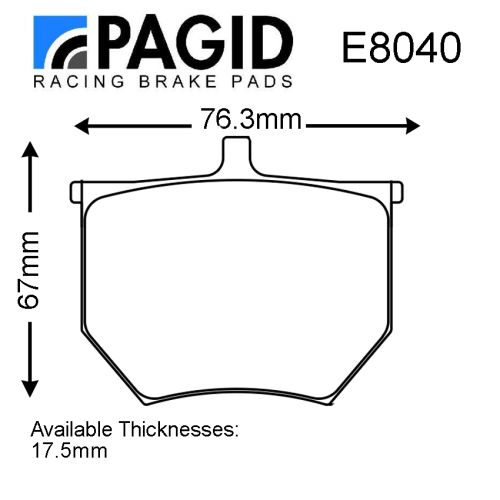 Pagid Brake Set 8040