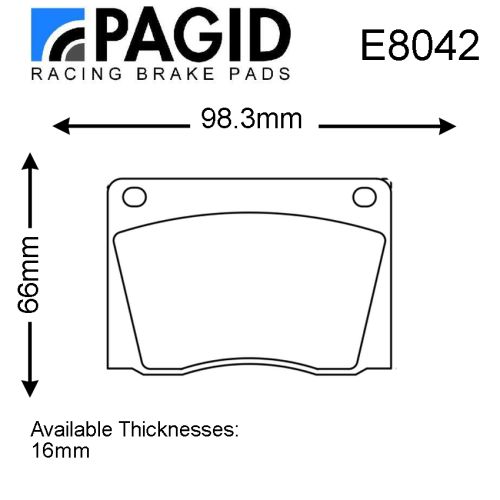 Pagid Pad Set RSH3 Suit Gilring Caliper