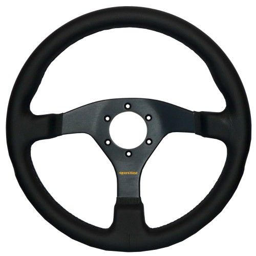 APS Sport Line 350mm Flat 3 Spoke Steering Wheel