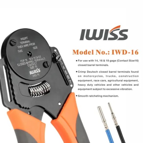 Crimping top deutsch connectors