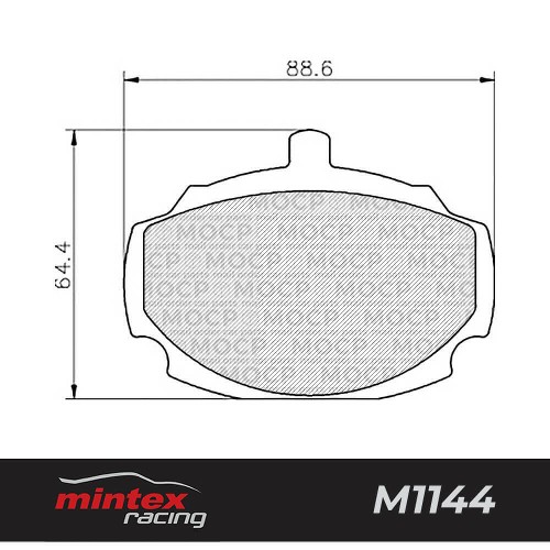 Mintex F4R Brake Pad Set MGB