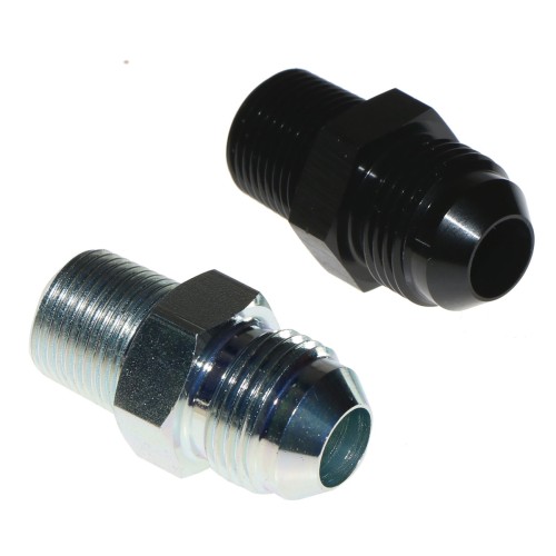 Steel and Aluminium 3/8 BSPT JIC (AN) to Adapters