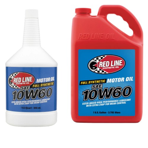 Buy Redline 10W60 Engine Oil from Competition Supplies Worldwide