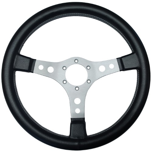 Buy APS 350mm Classic 3 Spoke Steering Wheel, Vinyl Trimmed 10102/35