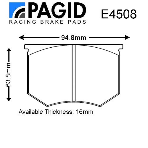 Pagid Girling BR Caliper Brake Pad Set