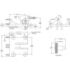 Wilwood 60 Degree Mount Remote Pedal Assembly