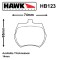 HB123 Pad Set to suit MG Midget Caliper