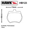 HB123 Pad Set to suit MG Midget Caliper