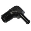 Male 90 Degree Hose End - 5/16 (8mm) Hose Tail X 3/8 NPT