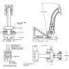 Brake Pedal Floor Mount Dual Cylinders, Ratio: 6:1