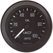 Smiths GT40 Style Oil Pressure Gauge