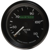 Racetech Mechanical Water Temperature Gauge 30-110 °C