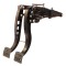 Tilton 900 Series 2 Pedal Firewall Mount Pedal Assembly With Billet Aluminium Pedals 72-901