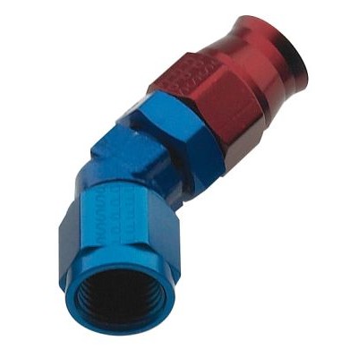 Forged Aluminium Hose End for P.T.F.E Hose