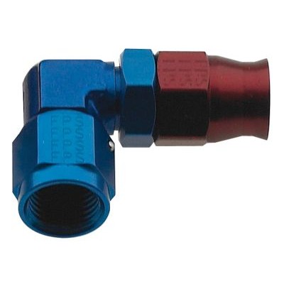 Forged Aluminium Hose End for P.T.F.E Hose