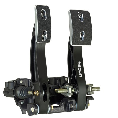 Tilton Pedal Assembly 600 Series 2 Pedal Floor Mount Alloy Pedals 72-604