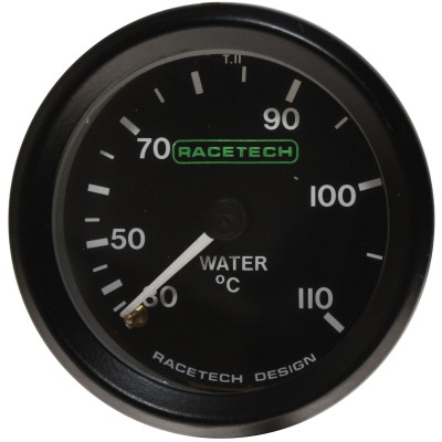 Racetech Mechanical Water Temperature Gauge 30-110 &deg;C