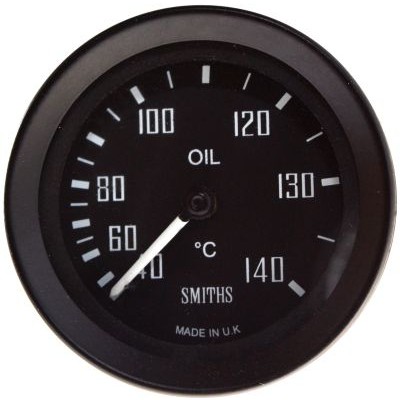 Smiths GT40 Style Stepper Motor Oil Temperature Gauge